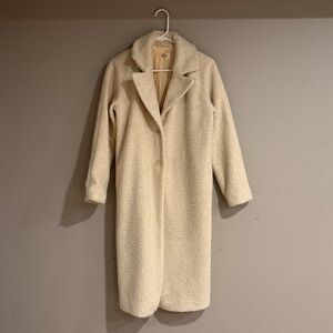 Marine Layer Cream Teddy Coat